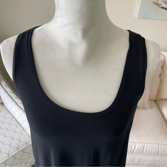 Vince Hi Low Black Scoop Neck Tank Top  Size L - Picture 7 of 15